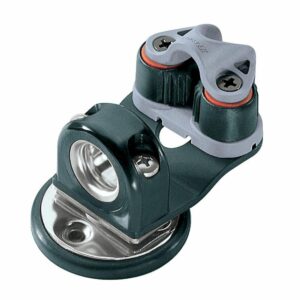Image 1: Ronstan Swivel Dead Eye & Cleat Fairlead - 3-12mm (1/8 - 1/2") Rope