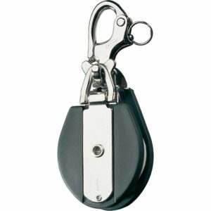 Image 1: Ronstan Snatch Block Acetal Sheave - Single - 12mm (1/2") Max. Rope Diameter