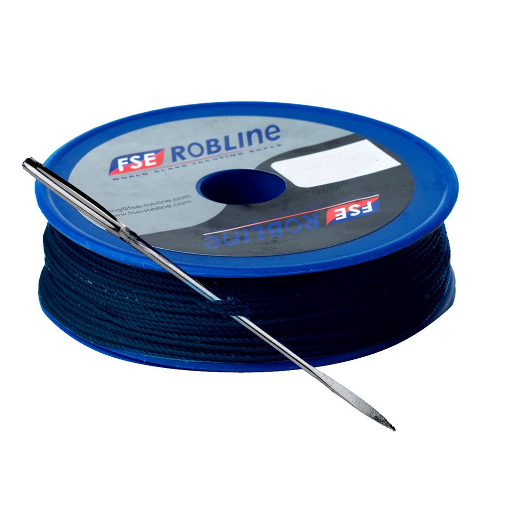 Image 1: Robline Waxed Whipping Twine Kit - 0.8mm x 40M - Dark Navy Blue