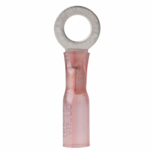 Image 1: Ancor 22-18 Gauge - #10 Heat Shrink Ring Terminal - 25-Pack