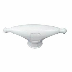 Image 1: Whitecap Rubber Spreader Boot - Pair - Medium - White