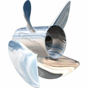 Image 1: Turning Point Express® Mach4™ - Right Hand - Stainless Steel Propeller - EX1/EX2-1315-4 - 4-Blade - 13.5" x 15 Pitch