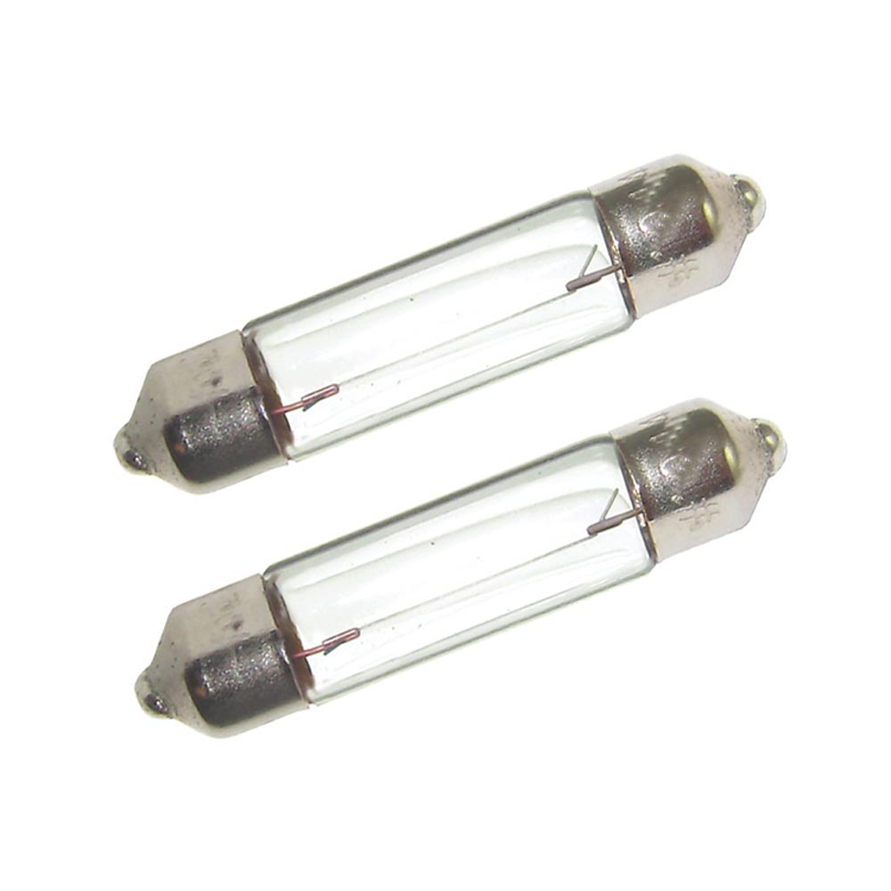 Image 1: Perko Double Ended Festoon  Bulbs - 24V, 10W, .40A - Pair