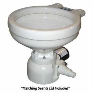Image 1: Raritan Sea Era QC Toilet - Marine Size - Remote Intake Pump - Straight & 90° Discharge - Smart Toilet Control - 12v