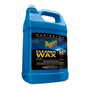 Image 1: Meguiar's #50 Boat/RV Cleaner Wax - Liquid 1 Gallon