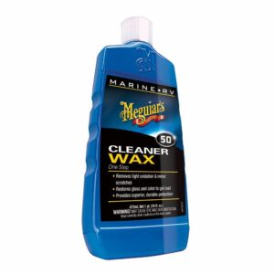 Image 1: Meguiar's #50 Boat/RV Cleaner Wax - Liquid 16oz