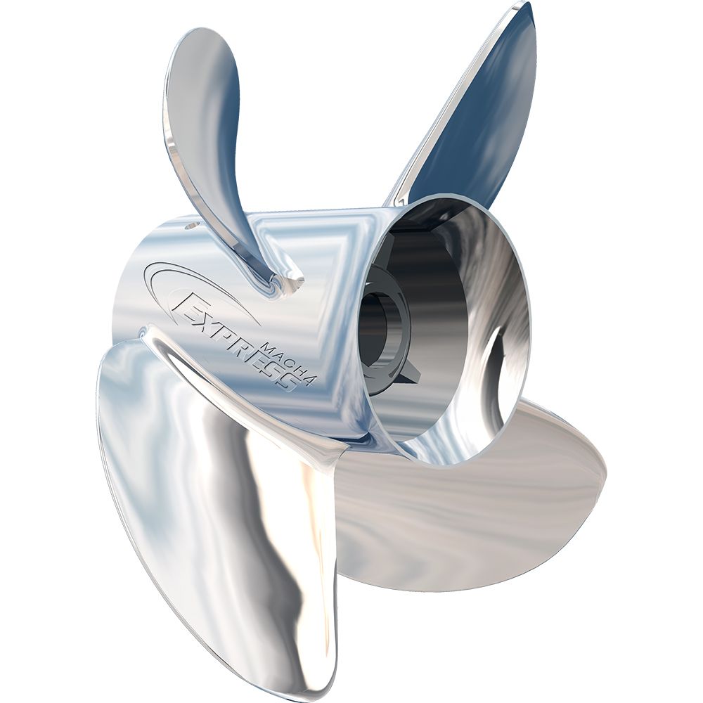 Image 1: Turning Point Express® Mach4™ - Right Hand - Stainless Steel Propeller - EX-1417-4 - 4-Blade - 14.5" x 17 Pitch