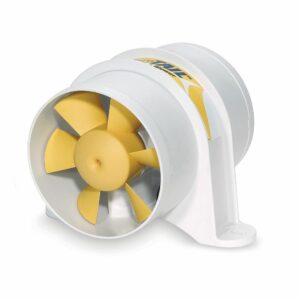 Image 1: Shurflo by Pentair YELLOWTAIL™ 4" Marine Blower - 12 VDC, 215 CFM