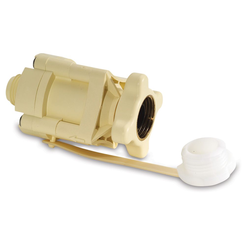 Image 1: Shurflo by Pentair Pressure Reducing City Water Entry - In-Line - Cream