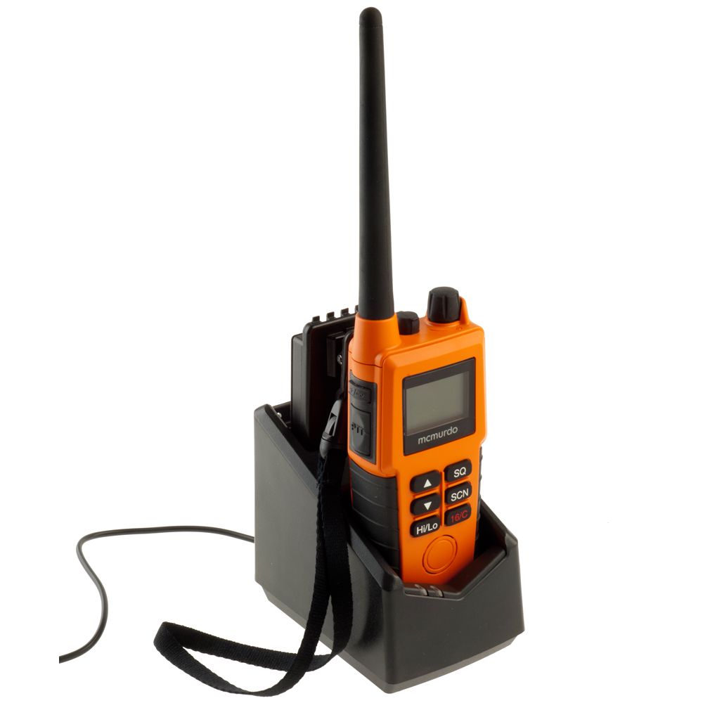 Image 1: McMurdo R5 GMDSS VHF Handheld Radio - Pack A - Full Feature Option