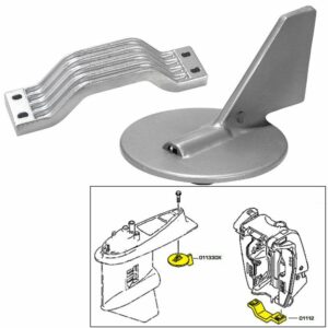 Image 1: Tecnoseal Anode Kit w/Hardware - Yamaha 150-200HP - Magnesium