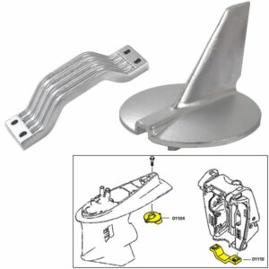 Image 1: Tecnoseal Anode Kit - Yamaha 200-250 HP - Magnesium