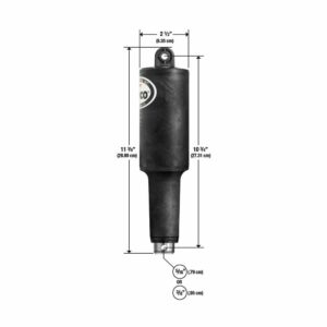 Image 1: Lenco 101XD Extreme Duty Actuator - 12V - 2-1/4" Stroke w/Hardware