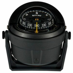 Image 1: Ritchie B-81-WM Voyager Bracket Mount Compass - Wheelmark Approved f/Lifeboat & Rescue Boat Use