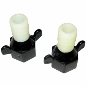 Image 1: Shurflo by Pentair Straight Fitting Wingnut Swivel - 1/2"-14NPT(F) x 5/8"Barb