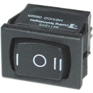 Image 1: Blue Sea 7495 360 Panel - Rocker Switch DPDT - (ON)-OFF-(ON)