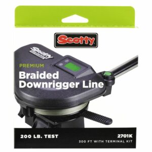 Image 1: Scotty Premium Power Braid Downrigger Line - 400ft of 200lb Test