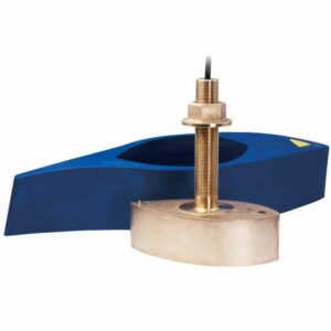 Image 1: Garmin B265LH Bronze Thru-Hull Mount Transducer w/Depth & Temp - 12-Pin