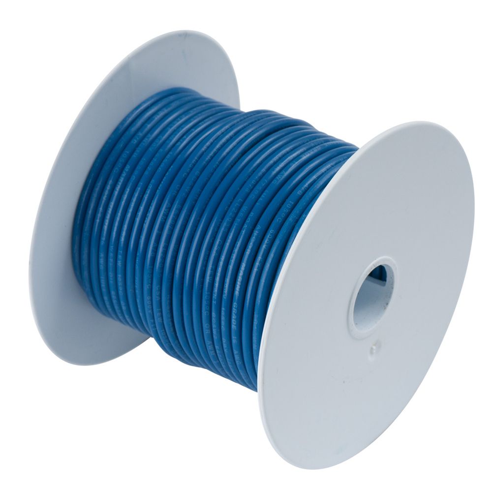 Image 1: Ancor Dark Blue 14AWG Tinned Copper Wire - 100'