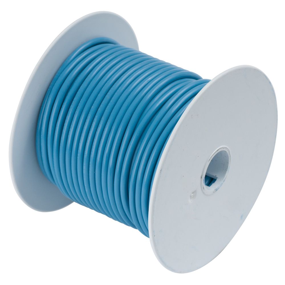 Image 1: Ancor Light Blue 14AWG Tinned Copper Wire - 100'