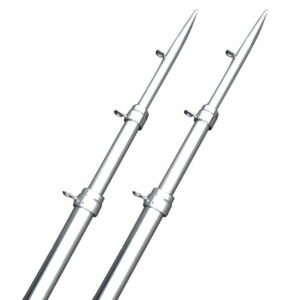 Image 1: Rupp Top Gun 9' Telescoping Outrigger Poles f/RH Mount