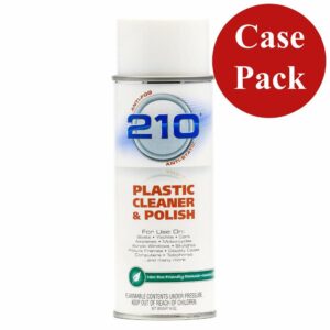 Image 1: Camco 210 Plastic Cleaner Polish - 14oz Spray - Case of 12