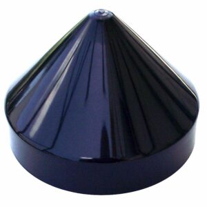 Image 1: Monarch Black Cone Piling Cap - 12"