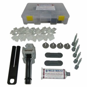 Image 1: Weld Mount Adhesively Bonded Fastener Kit w/AT 8040 Adhesive