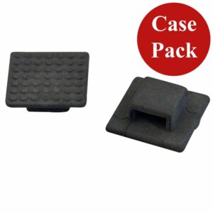 Image 1: Weld Mount AT-3B Small Black Nylon Wire Tie Mount - Qty. 500
