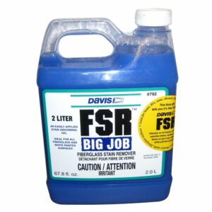 Image 1: Davis FSR Big Job Fiberglass Stain Remover - 2-Liter