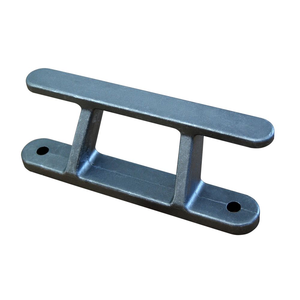 Image 1: Dock Edge Dock Builders Cleat - Angled Aluminum Rail Cleat - 8"