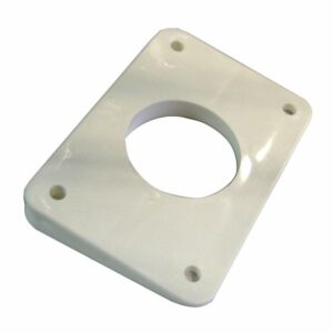 Image 1: Rupp 10 Degree Top Gun Mounting Wedge White - Sold Individually