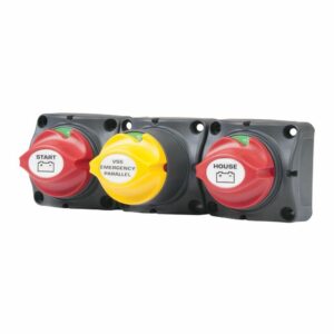 Image 1: BEP Battery Distribution Cluster f/Single Engine w/Two Battery Banks    w/Motorized VSR