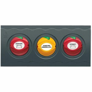 Image 1: BEP Contour Connect 3 Battery Switch Panel w/3 Disconnects