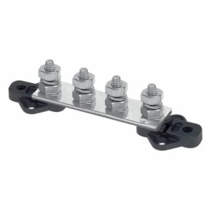 Image 1: BEP Pro Installer Bus Bar - 4 Way - 150A - 1/4" Studs