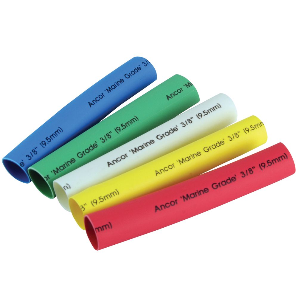 Image 1: Ancor Adhesive Lined Heat Shrink Tubing - 5-Pack, 3", 12 to 8 AWG, Assorted Colors
