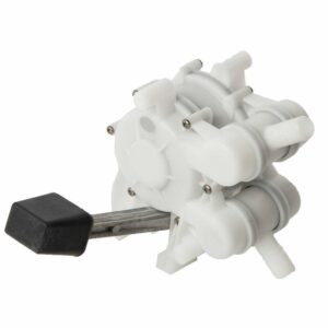 Image 1: Whale Gusher Foot Operated Galley Pump Right Handed Lever