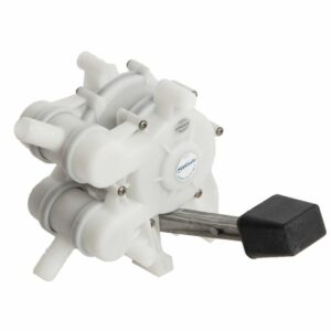 Image 1: Whale Gusher Foot Operated Galley Pump Left Handed Lever