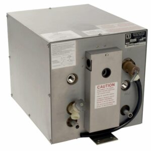 Image 1: Whale Seaward 6 Gallon Hot Water Heater w/Front Heat Exchanger - Galvanized Steel - 120V - 1500W