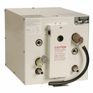 Image 1: Whale Seaward 6 Gallon Hot Water Heater w/Front Heat Exchager - White Epoxy - 120V - 1500W