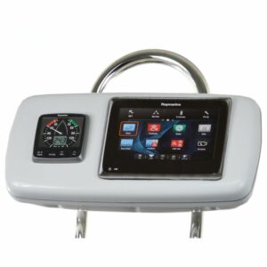 Image 1: NavPod GP1040-19 SystemPod Pre-Cut f/Raymarine ES97/ES98 & One Instrument f/9.5" Wide Guard