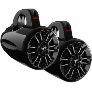 Image 1: Boss Audio 4" MRWT40 Waketower Speakers - Black - 400W