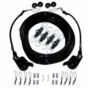 Image 1: Rupp Double Rigging Kit w/Lok-Ups & Nok-Outs - 260' Black Mono