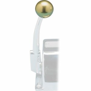 Image 1: Rupp Control Knob Gold For Morse Controls (3/8-24 Thread)