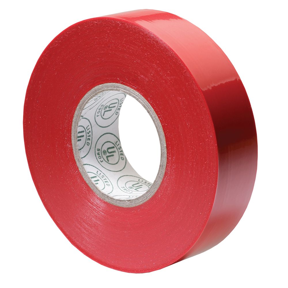 Image 1: Ancor Premium Electrical Tape - 3/4" x 66' - Red