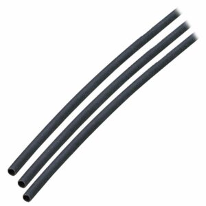 Image 1: Ancor Adhesive Lined Heat Shrink Tubing (ALT) - 1/8" x 3" - 3-Pack - Black