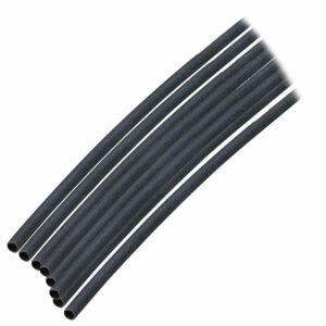 Image 1: Ancor Adhesive Lined Heat Shrink Tubing (ALT) - 1/8" x 12" - 10-Pack - Black