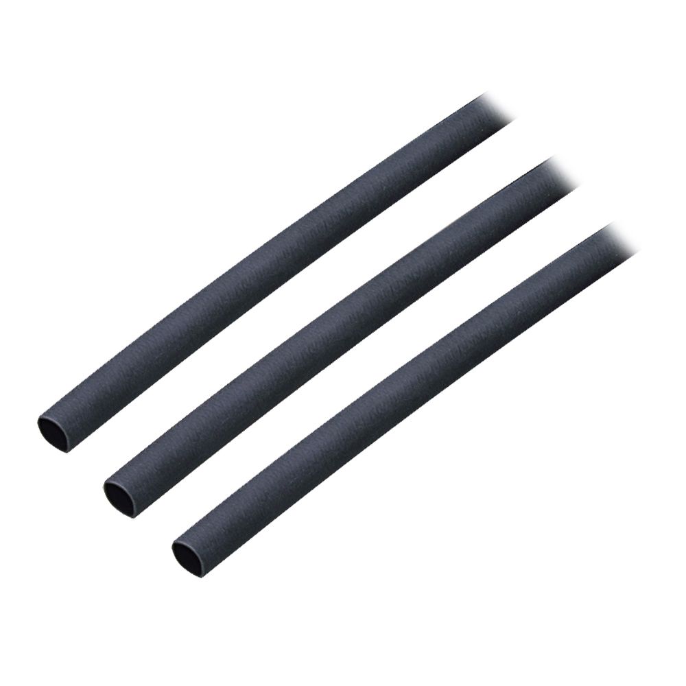 Image 1: Ancor Adhesive Lined Heat Shrink Tubing (ALT) - 3/16" x 3" - 3-Pack - Black