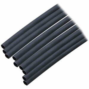 Image 1: Ancor Adhesive Lined Heat Shrink Tubing (ALT) - 3/16" x 12" - 10-Pack - Black