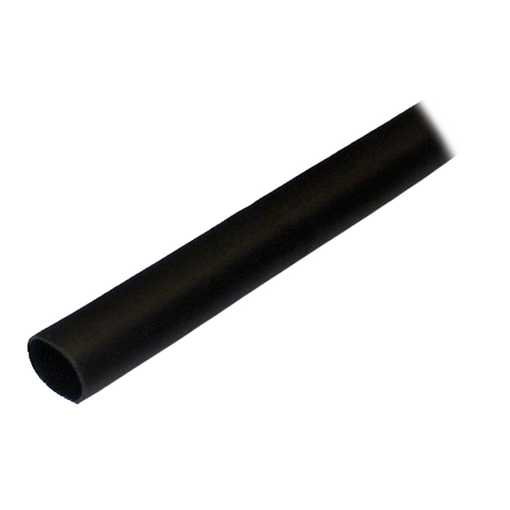 Image 1: Ancor Adhesive Lined Heat Shrink Tubing (ALT) - 1/2" x 48" - 1-Pack - Black
